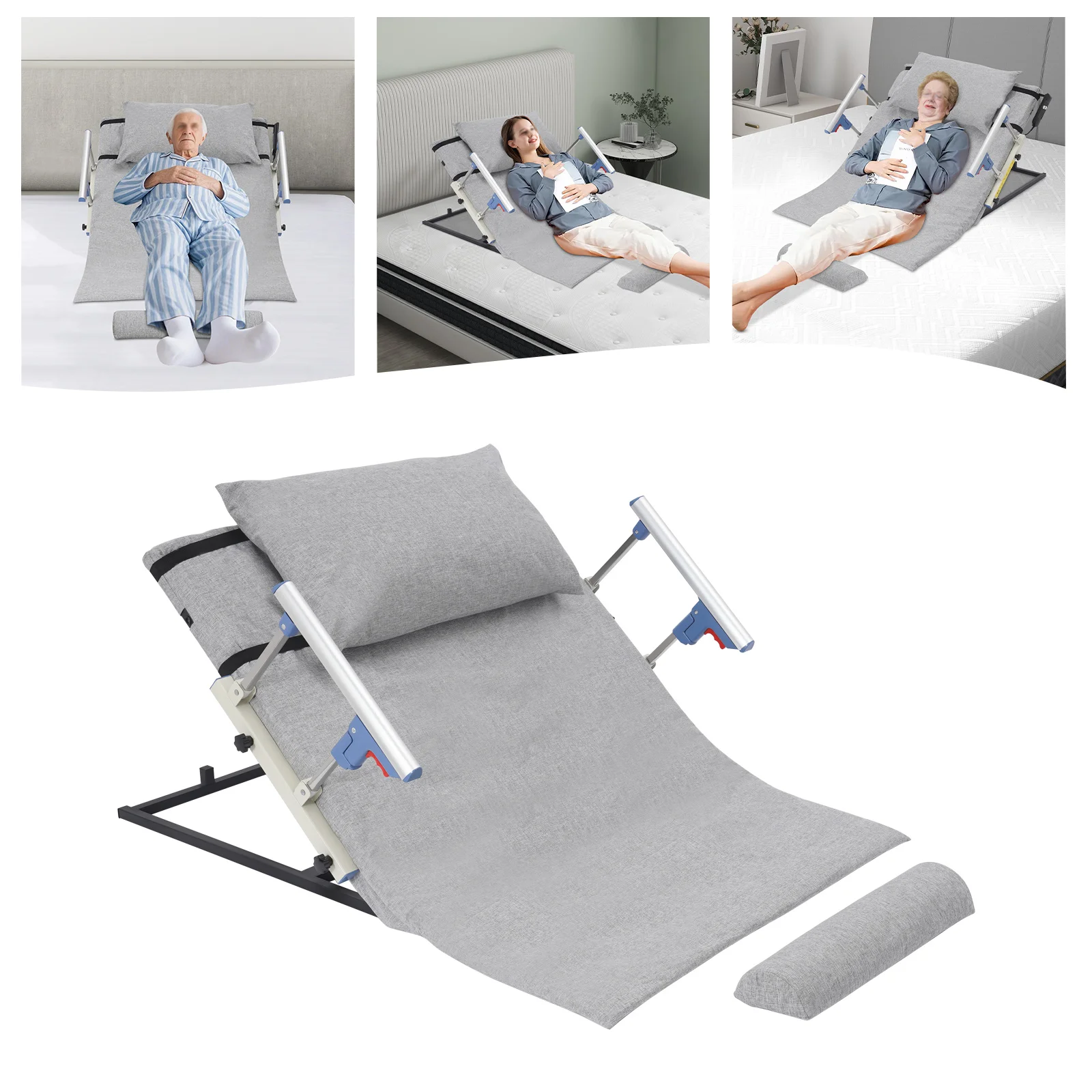 Electrically Assisted Bed Riser for the Elderly Power Lift Bed Backrest, Auxiliary Backrest 40mm Thick Comfortable Seat Cushion for Homes, Nursing Home Pregnant Women, The Elderly, The Disabled the Injured Recovering from Surgery - view 2