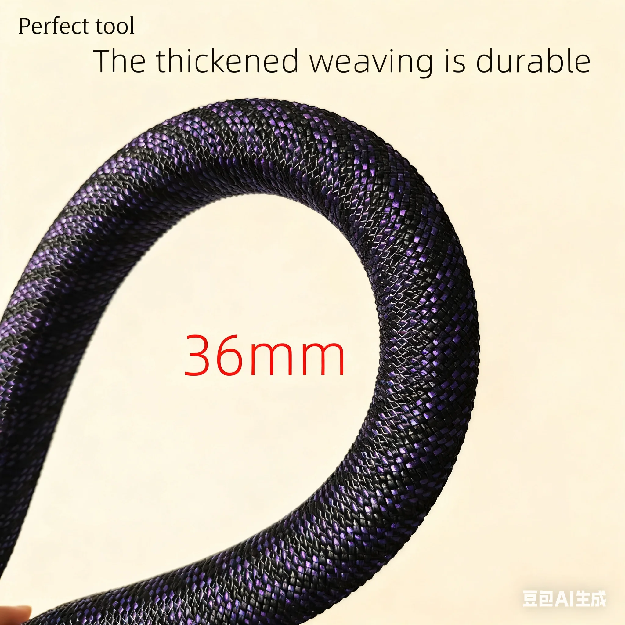 4m Nylon Snake Skin Vacuum Hose - Compatible with Festool, Fits Mirka & FLEX Dust Collectors, Dust Collection Accessory, Vacuum
