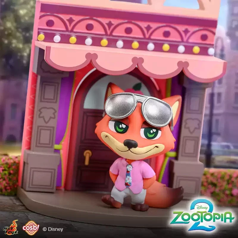 

Official Hot Toys Zootopia 2 Cosbi Scene Blind Box Judy Nick Mini Figure Decor Trendy Toy Collectible Gift For Fans Collectors