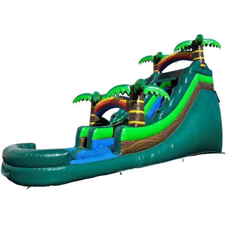 Hot Selling Outdoor Soft Play Equipment PVC Giant Bouncy Castle Commercial Inflatable Water Slide with Pool Ball Pit