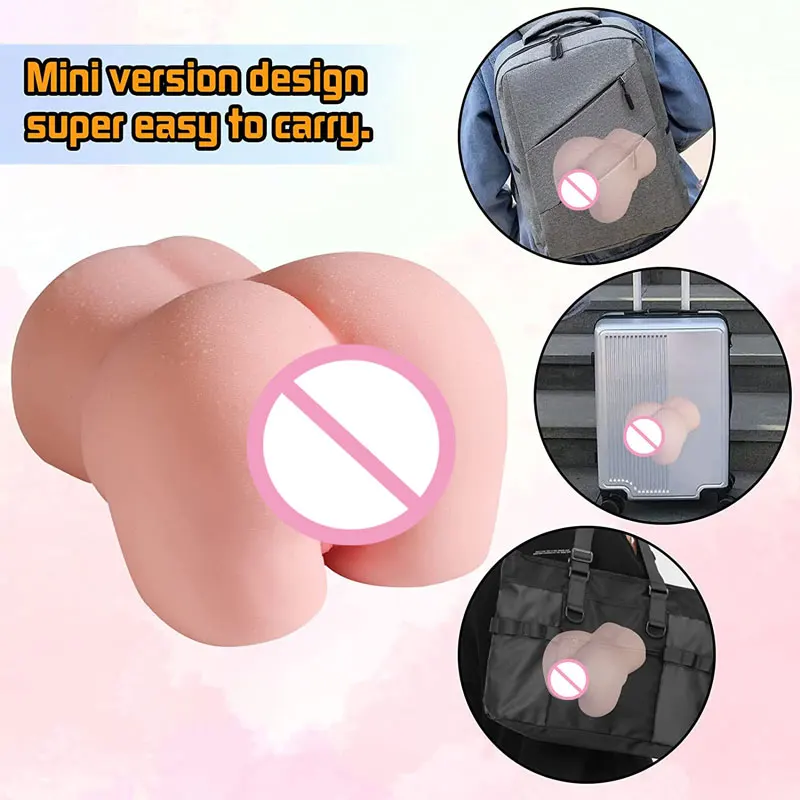 Sex Doll for Men Pocket Pussy Ass Male Masturbator with 3D Realistic Vagina and Adult Toys with Lifelike Labia Sex Stroker