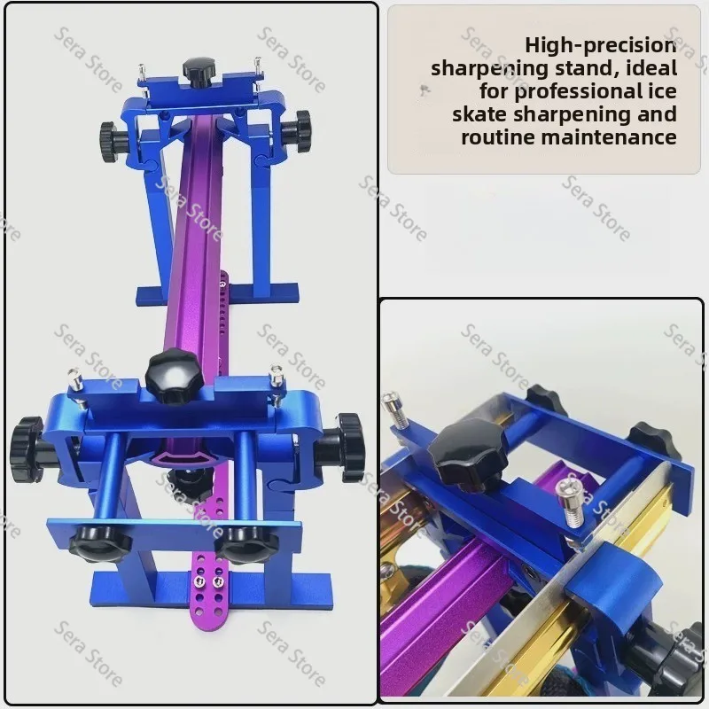 Aluminum Alloy Short Track Speed Skating Shoes Ice Skate Knife Sharpener Double-Sided Sharpening Stones Whet Knife, Roller Blade