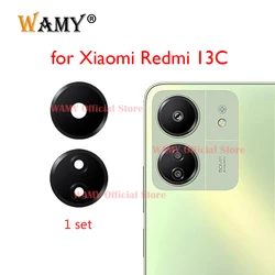 WAMY New Main Back Camera Glass Lens For Xiaomi Redmi 13C 23100RN82L Replacement With Adhesive