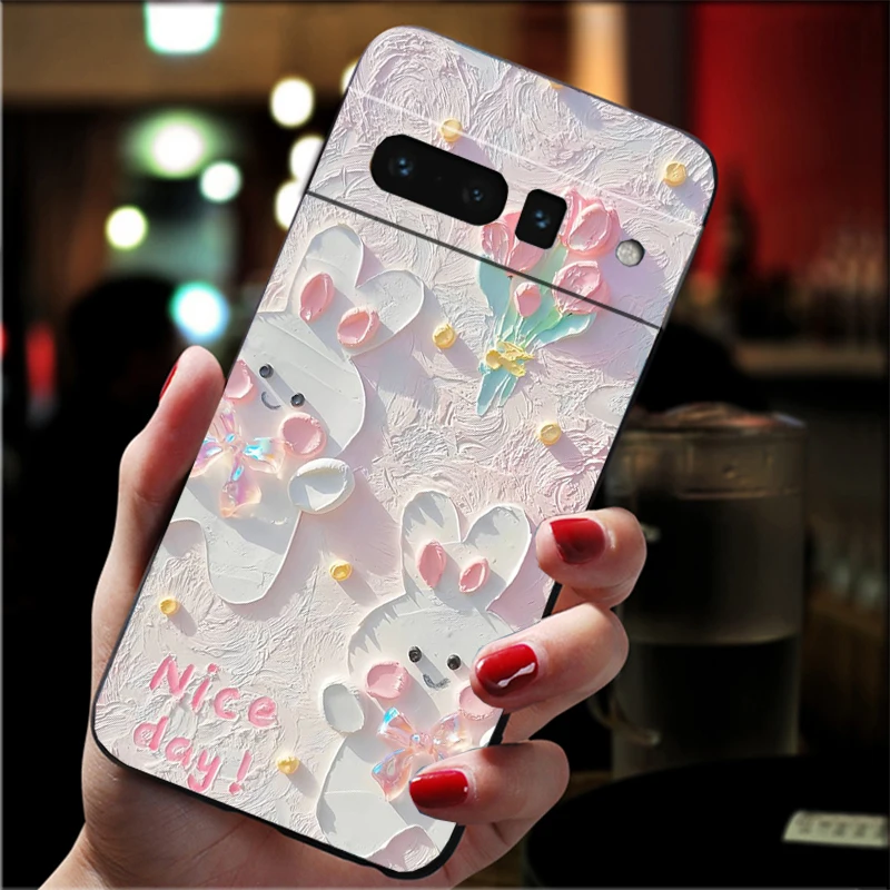Painting Flower Phone Case For Google Pixel 10 9 Pro XL 9A 8 7 6 Pro Pixel 8A 7A 6A Pixel 8 7 6 5