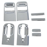 Manija exterior de puerta corredera, cubierta cromada para Hyundai H1 Grand Starex 2007, 2008, 2009, 2010, 2011, 2012, 2013, 2014, 2015, 2016, 2018, 1 Juego