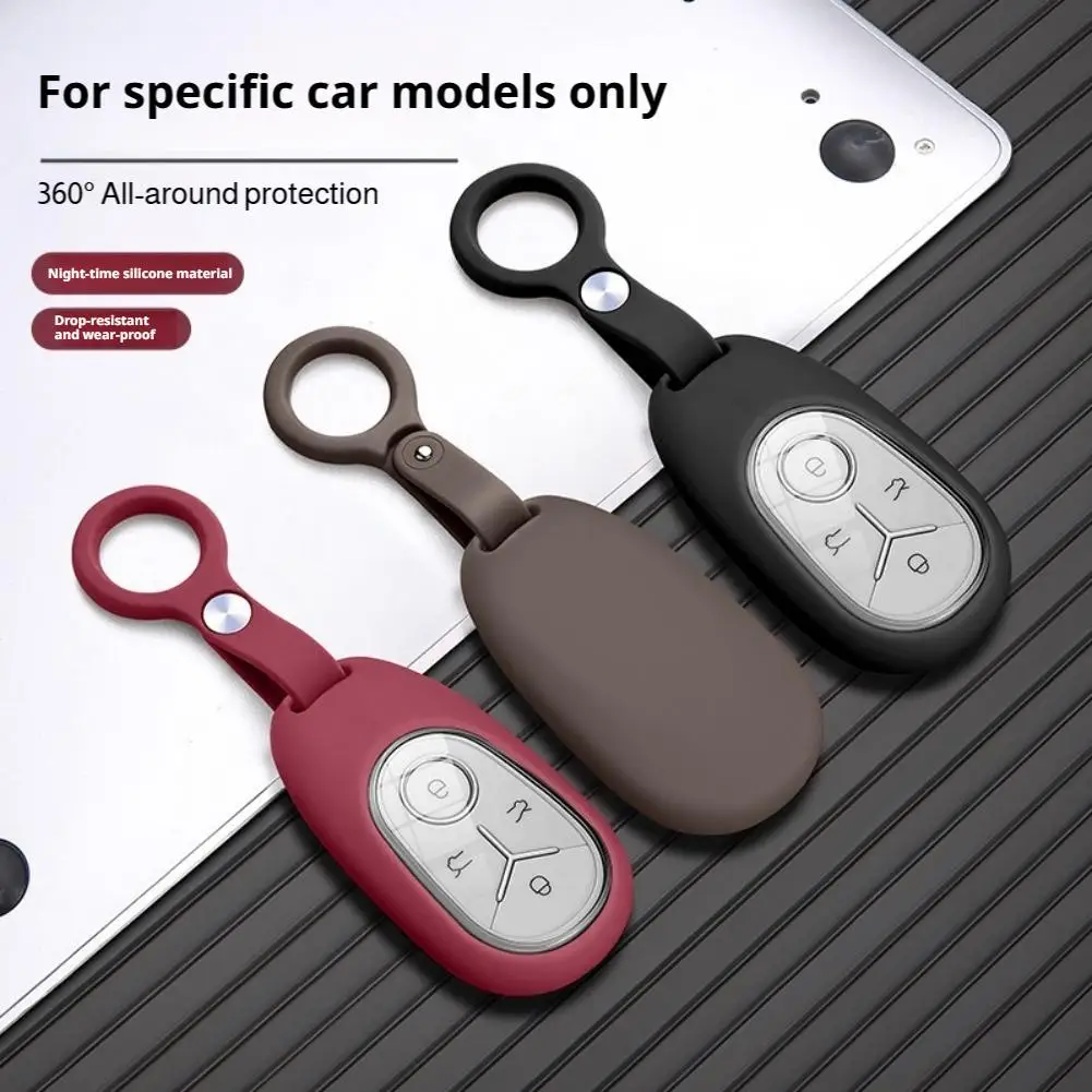 Für Geely EX2 Xingyuan Proton e.MAS 5 Autoschlüssel-Hülle aus Flüssigsilikon, Schutzhülle für Smart-Fernbedienung