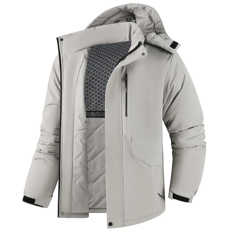 

Outdoor Sports Graphene Stormtrooper Coat Men Woemn Autumn Winter Coat Men's New Couple Warm Windproof Waterproof Hooded Parkas