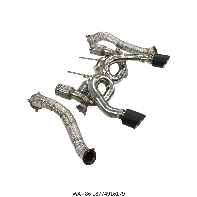 

Выхлопная система для глушителя из нержавеющей стали 720s 4.0 2017-2019, труба свободного потока, система обратной связи, водосточная труба