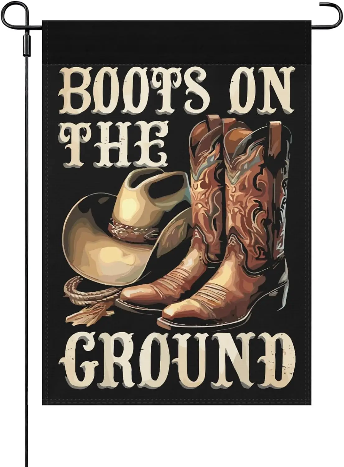 Boots On The Grounds Garden Flags Inspirational Banners Pool MME UUV EEU SSL