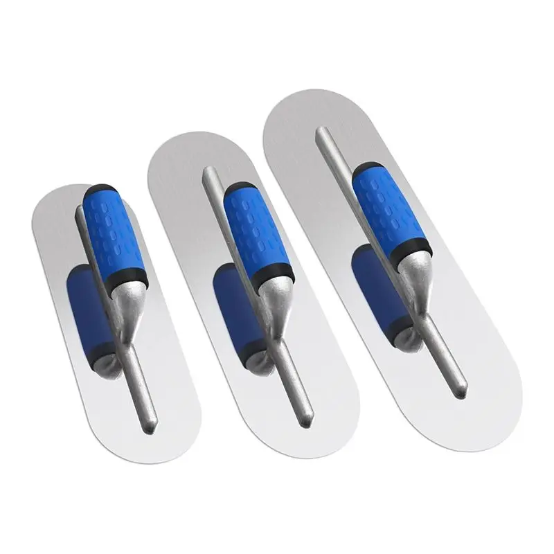 

Feb.3PCS Stainless Steel Pool Trowel Set (16Inch/14Inch/12Inch) Flat Concrete Finishing Trowel Tools