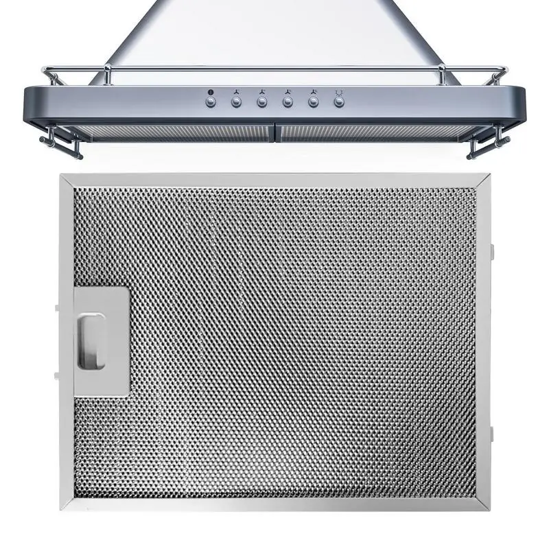 Metal Mesh Filter For Range Hood Easily Clean Hood Metal Mesh Filter For Kitchen Kitchen Air Purification Products For Stir