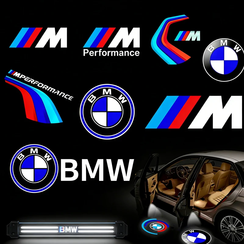 2Pcs Hd Led Car Doo…