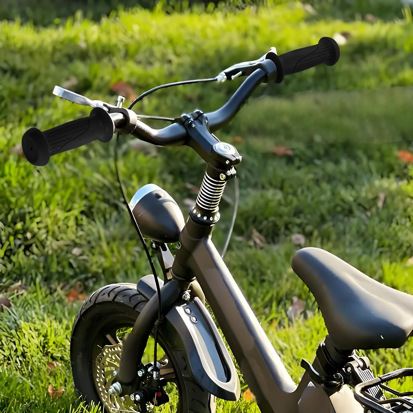 

1 Pair Bike Grips Handlebar: Non-Slip Elastic Handlebar Grips For 'S Bicycles Balance Bikes Scooters Universal Fit