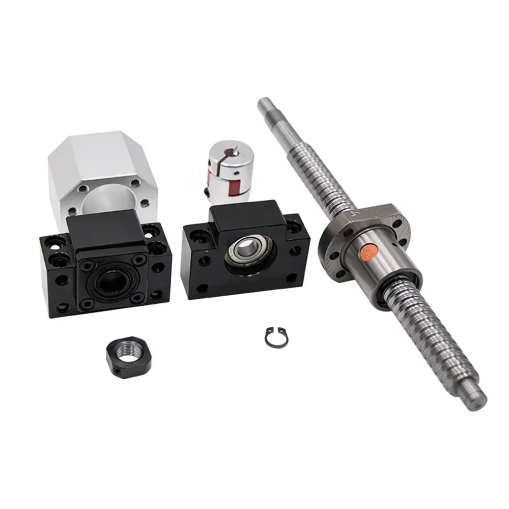 

High Quality Cheaper Price 5mm Lead Bearing Steel Ball Screw Set SFU1610 Set -1000mm With Single Ball Nut