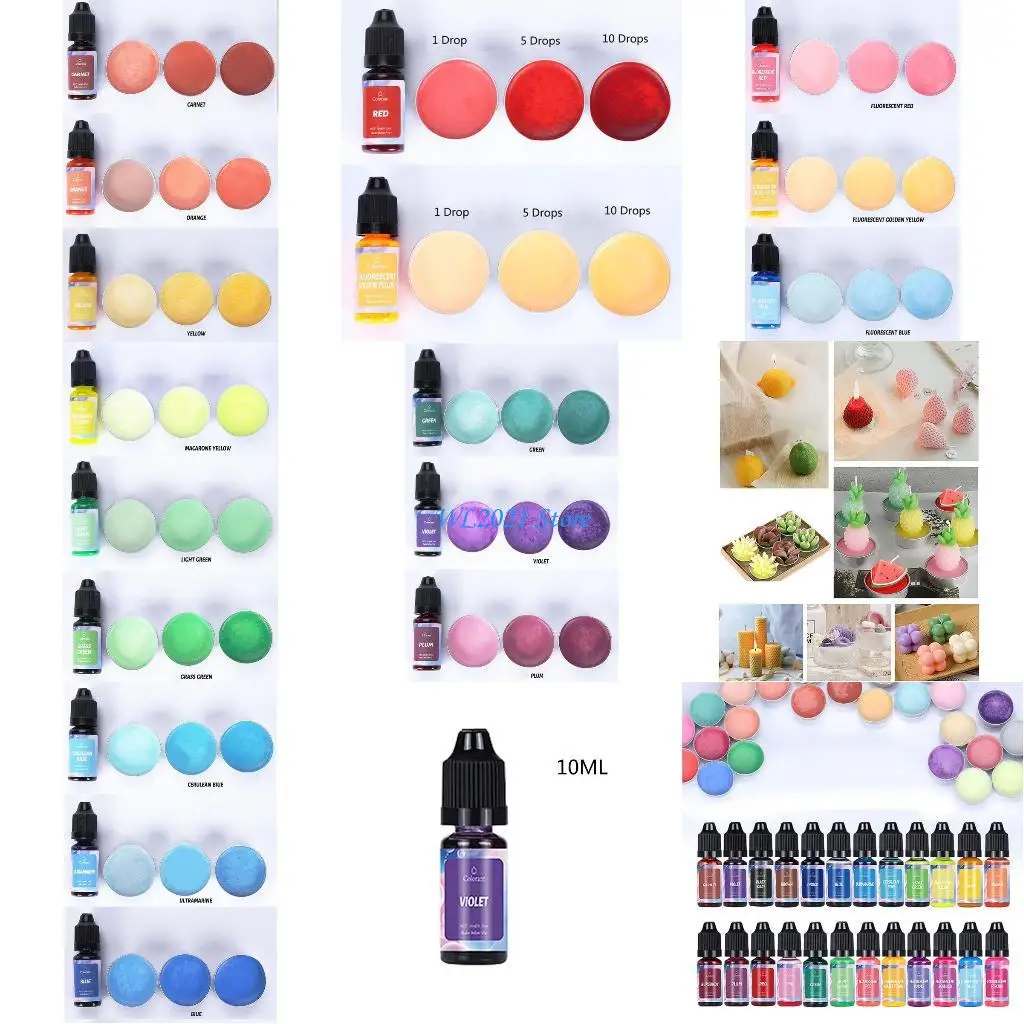 

G5GC Изготовление свечей с жидким красителем. Цветная краска для свечей. Безопасные и натуральные поделки для свечей.