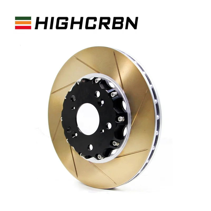 HIGHCRBN 318*30mm 2-piece Brake Disc Floating Front for Benz C200 C260 W205 OE#A0004212112