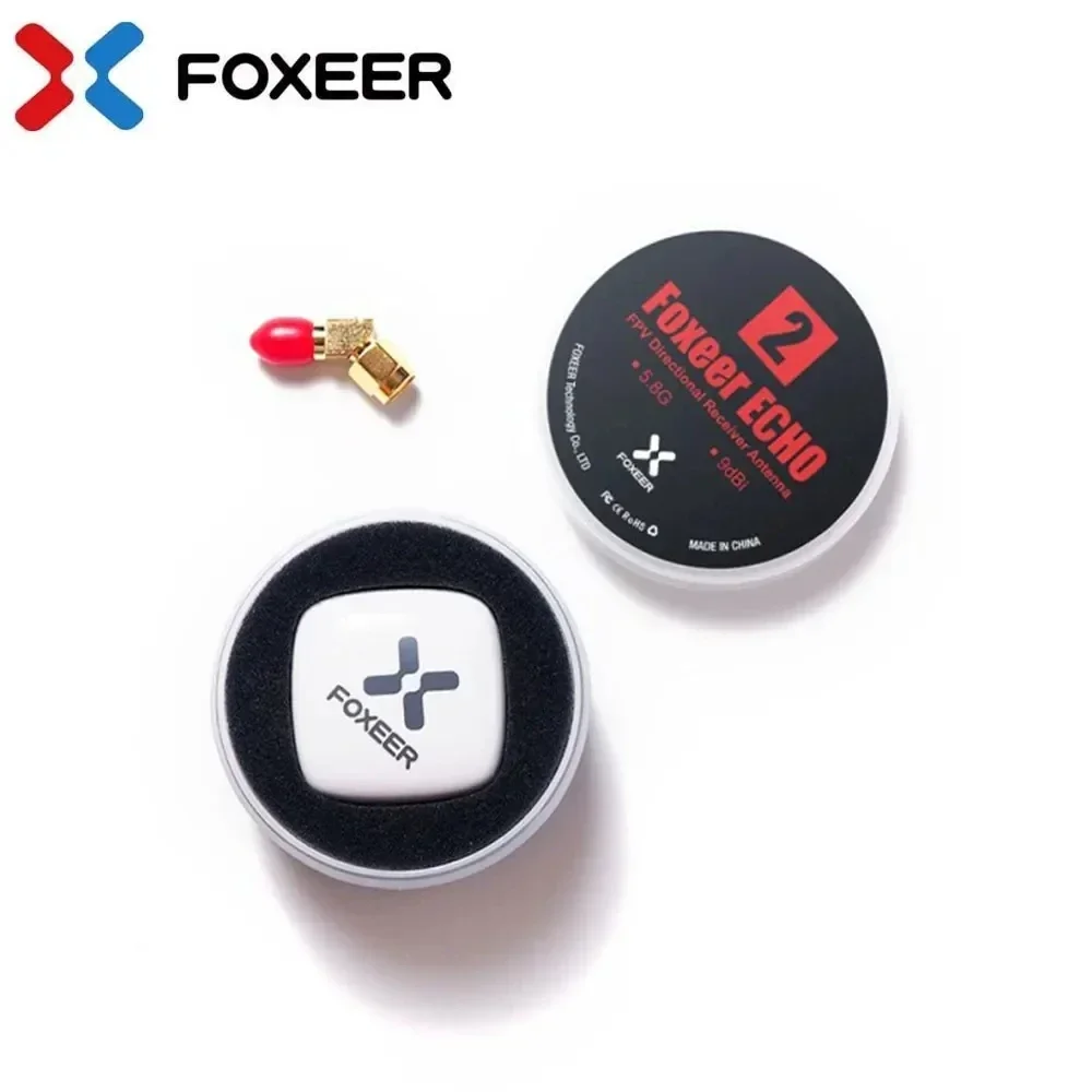 FOXEER Echo 2 Patch Antenna 9dBi 5.8GHz RHCP LHCP SMA Mini FPV Antenna per occhiali da corsa FPV Drone