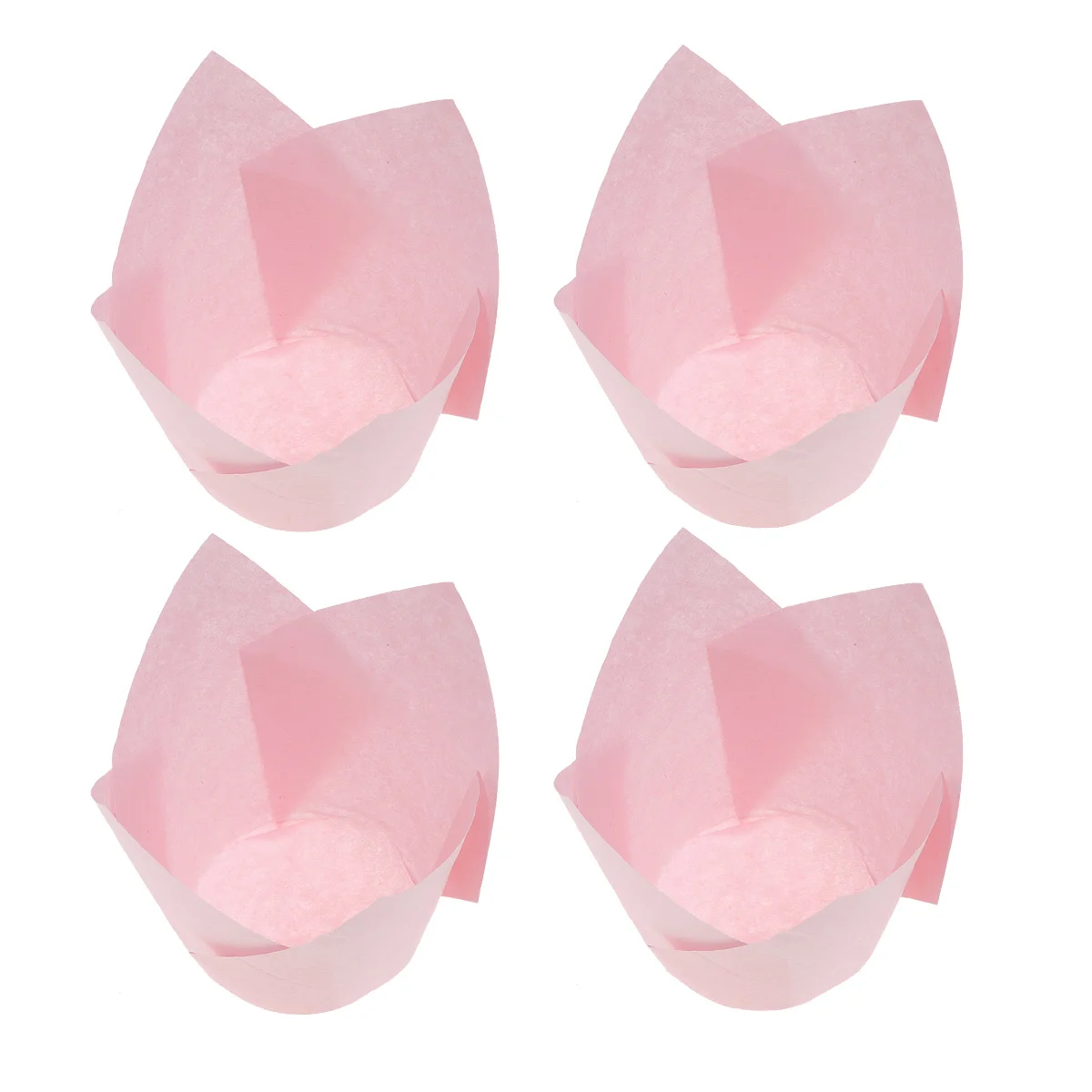 

100 pcs Cupcake Liners Cake Paper Tulip Shape Material Perfect for Wedding Birthday Party Supplies Muffin Decorations