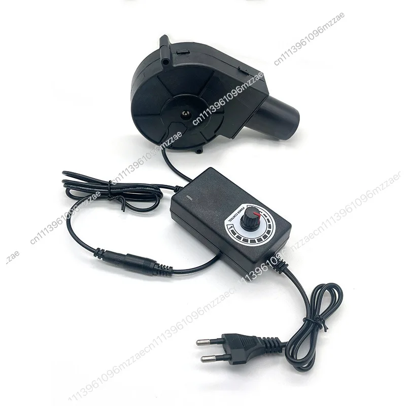 

9733 Turbine Blower 12V Small Waste Oil Stove Firewood Stove, Speed Regulated BBQ Stove, Air Conditioning Fan