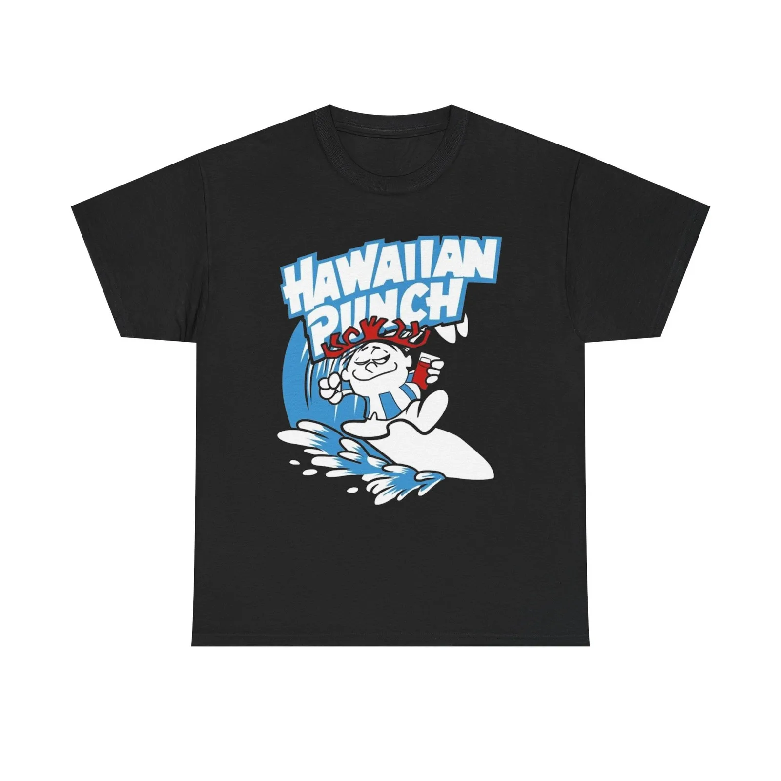 Camiseta con gráfico de fruta hawaiana, camiseta de algodón pesado Unisex Retro Vintage