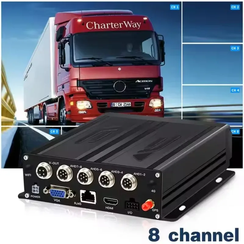

CCENTEN Factory Advanced Metal H.264 MDVR Set 8-Channel SD Card Storage DVR With GPS For Truck, Bus, And Car Video Recording