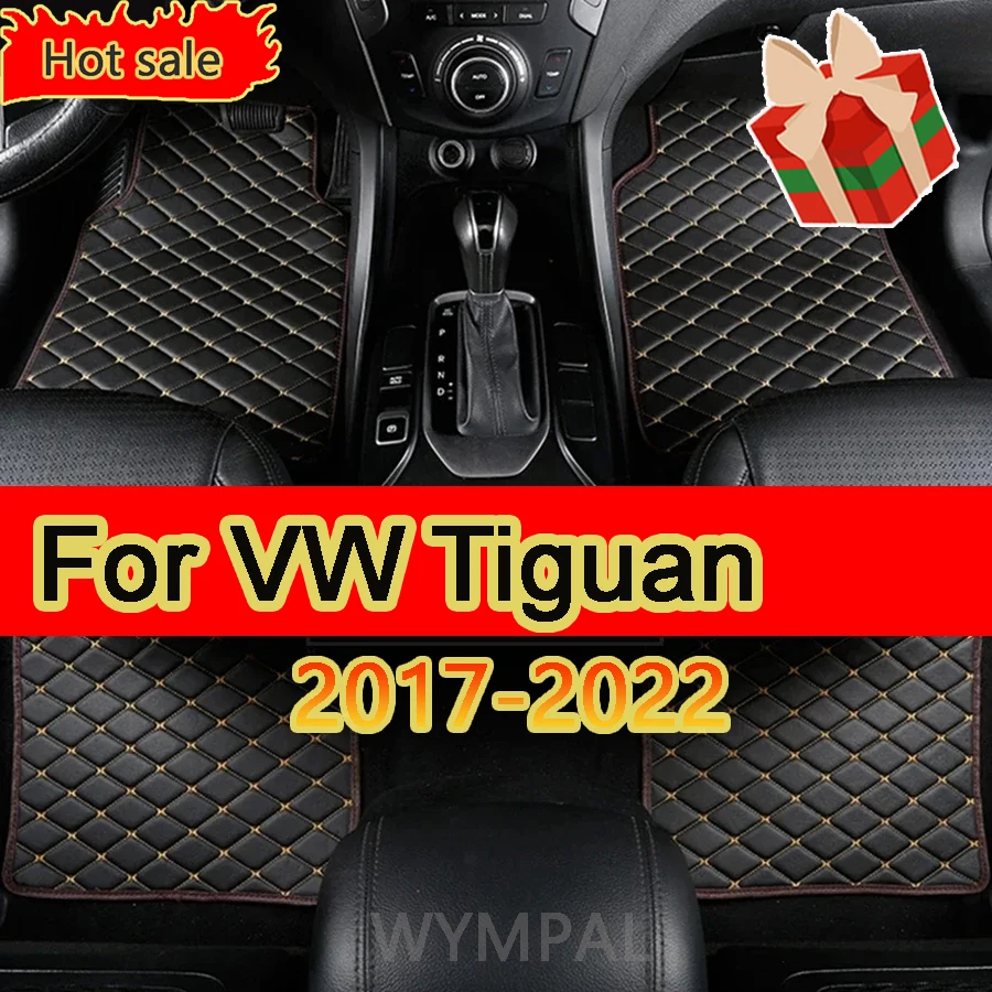 

Автомобильные коврики, напольные коврики для VW Tiguan Allspace LWB 2017 ~ 2022, Кожаные чехлы на 7 мест, не для компьютера, под сиденьем водителя, автомобильные аксессуары