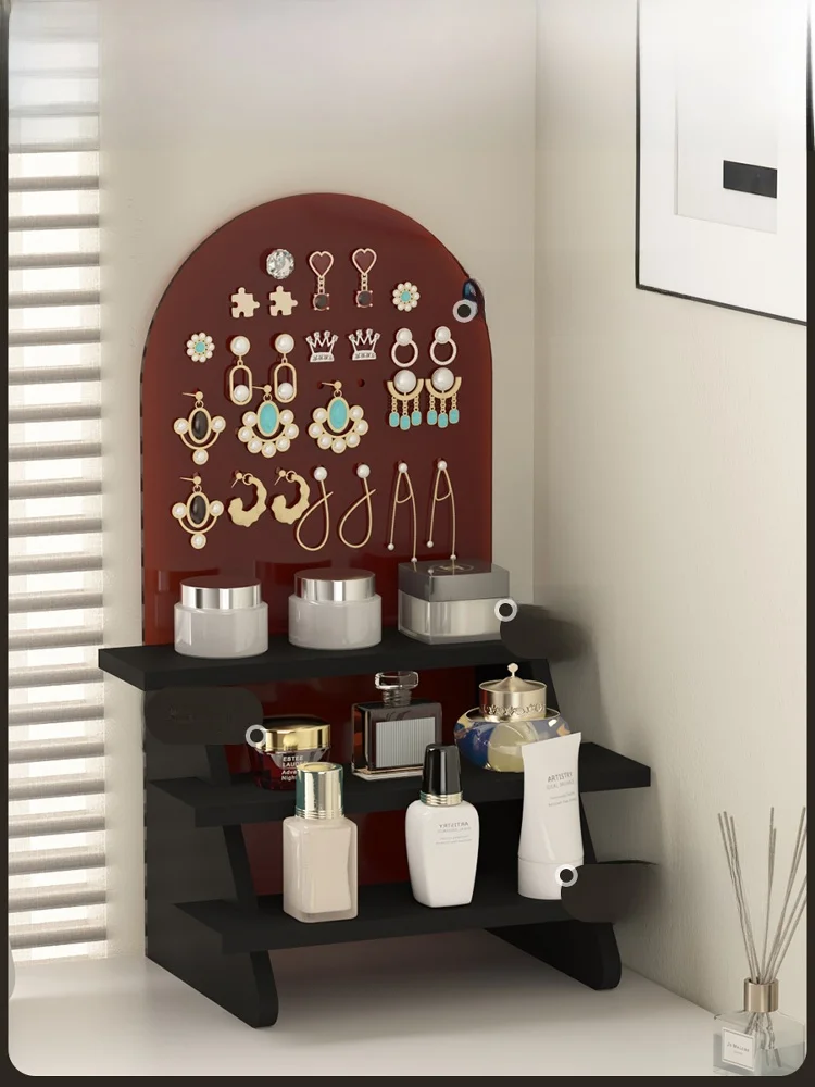 خطوة مثل سطح المكتب عرض المجوهرات حامل القرط ثقب المجلس معلقة Ra Nelace سوار الفن Crts وضع الوقوف #3