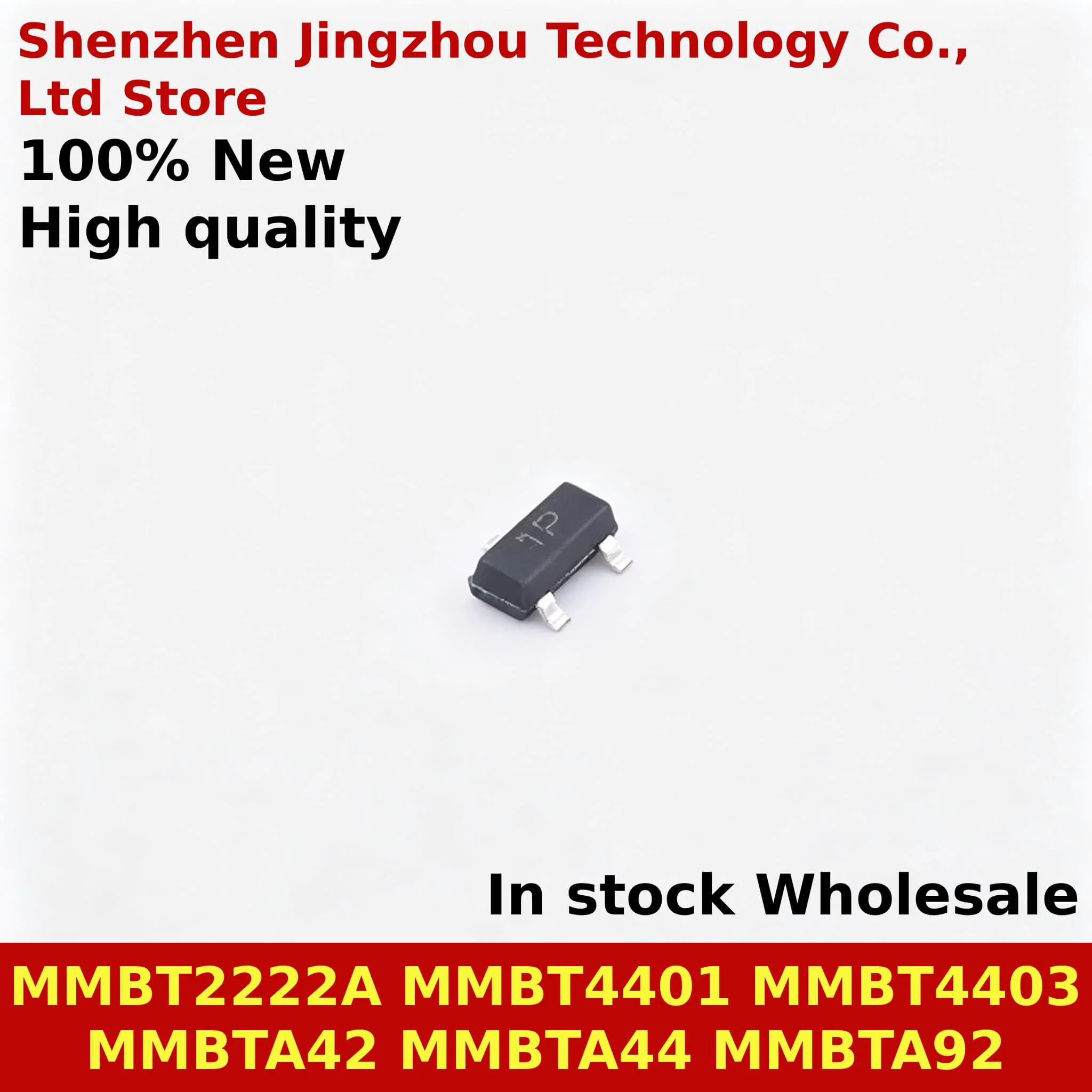 (250/3000PCS) 100% New MMBT2222A MMBT4401 MMBT4403 MMBTA42 MMBTA44 MMBTA92 Bipolar Transistors Chip In Stock