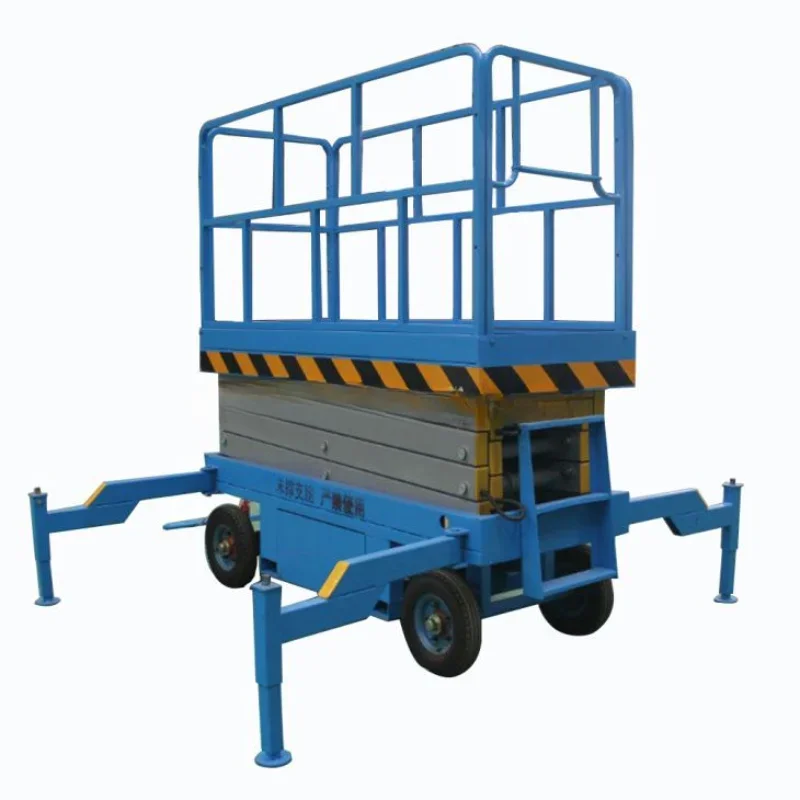 YG CE- Approved High Quality Mobile Lift Platform Trailer Hydraulic Single Person Scisssor Man Lift