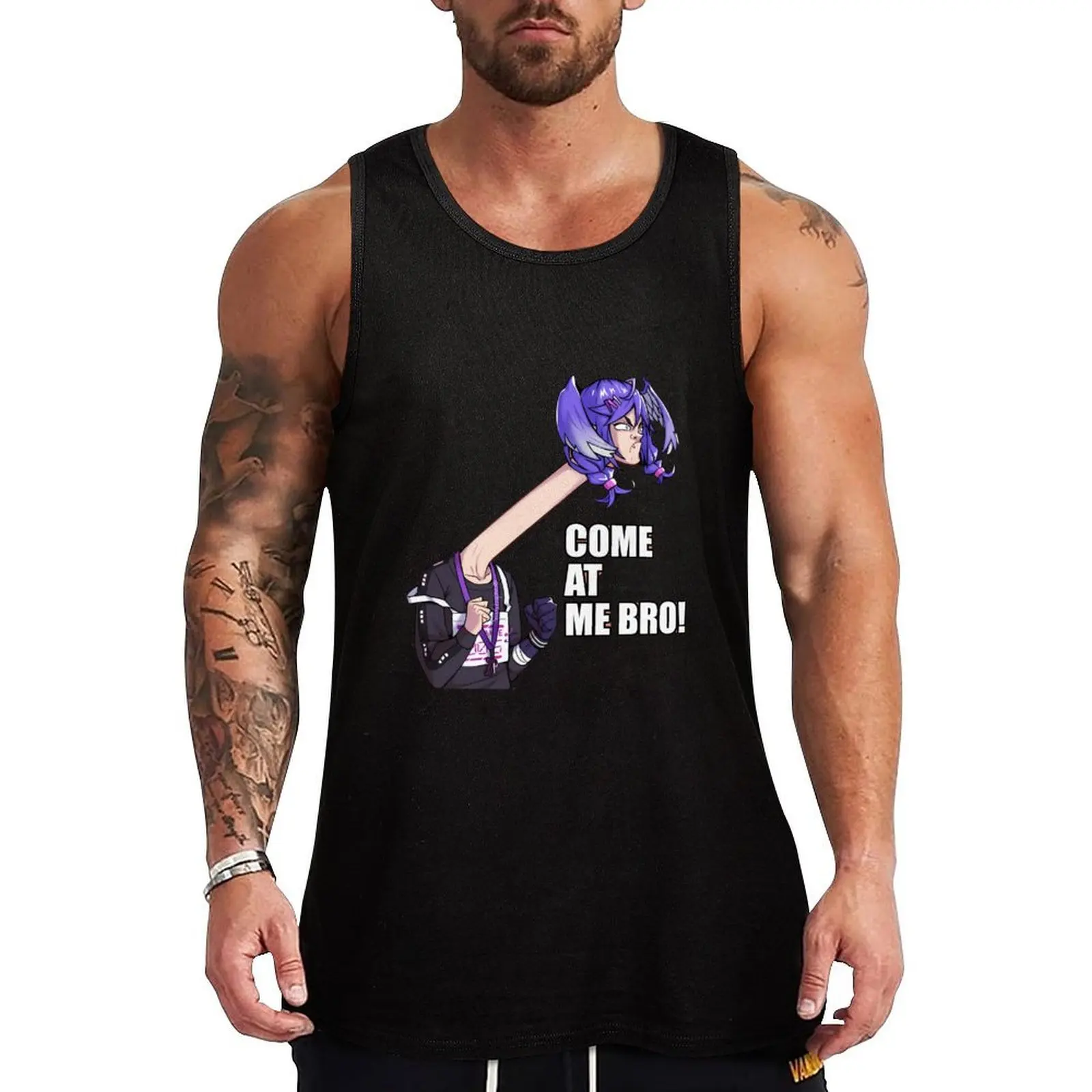 

Long neck Selen Tatsuki Tank Top gym t shirt men sports clothes for men summer clothes man 2025