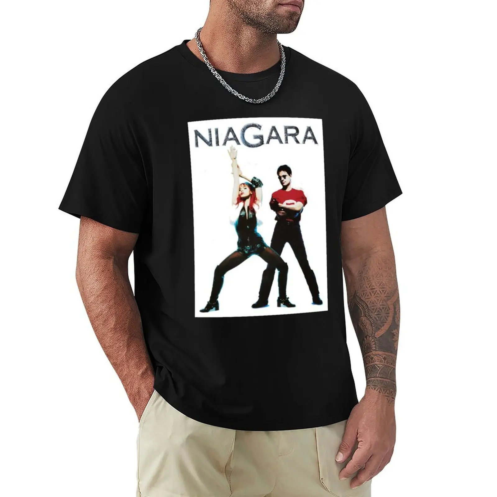 Camiseta NIAGARA ROCK VINTAGE FRENCH MURIEL DANIEL, camiseta ligera de talla grande