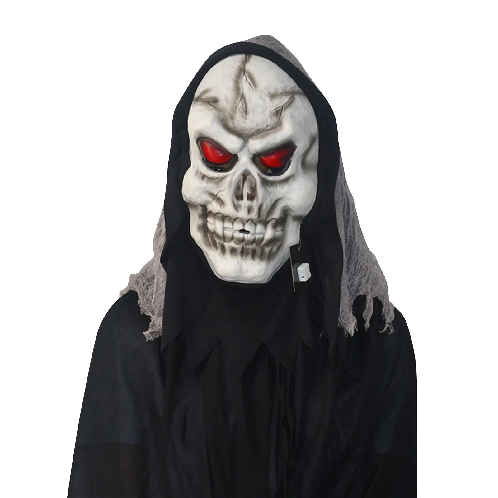 Unisex Horror Ghost Skull Mask Ghost Headgear Helmet Dress-up Cosplay Props Masquerade Halloween Party Scary Mask