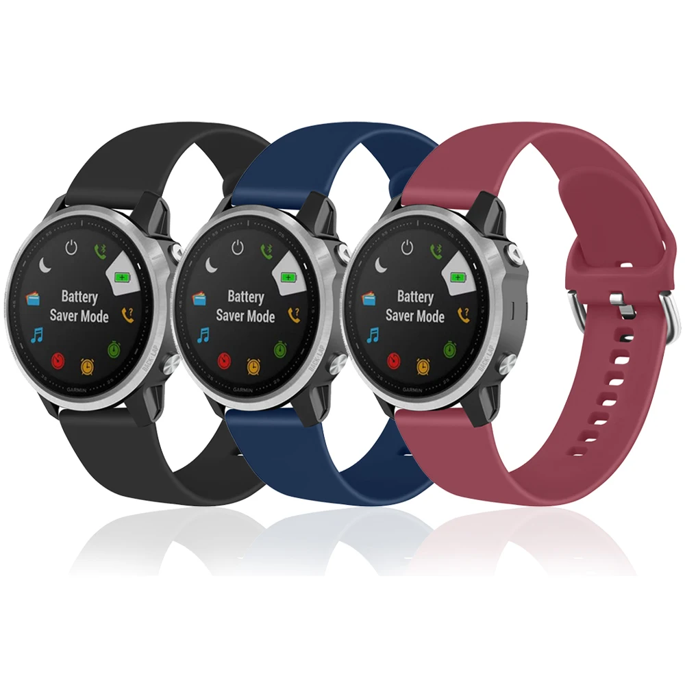 

Силиконовый ремешок 20 мм для Garmin Fenix 7S/Fenix 6S/Fenix 6S Pro, ремешок для наручных часов, ремешок для Garmin Fenix 5S/Fenix 5S Plus Correa