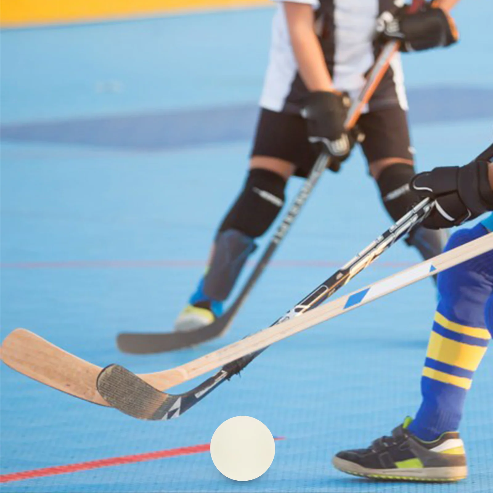 

2Pcs Luminous Ice Hockey Puck PVC Training Practicing Hockey Accessory for Competition Indoor Outdoor Use PVC Puck