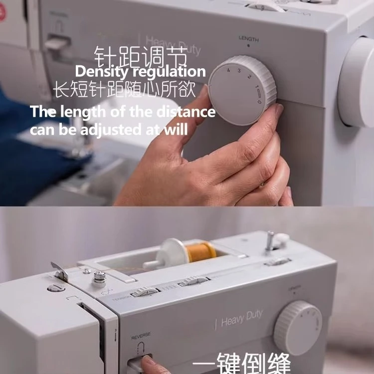 Home Use Desktop Beginner & Quilting Heavy Duty Electric Sewing Machine High-Speed Electrich Desktop Sewing Machine