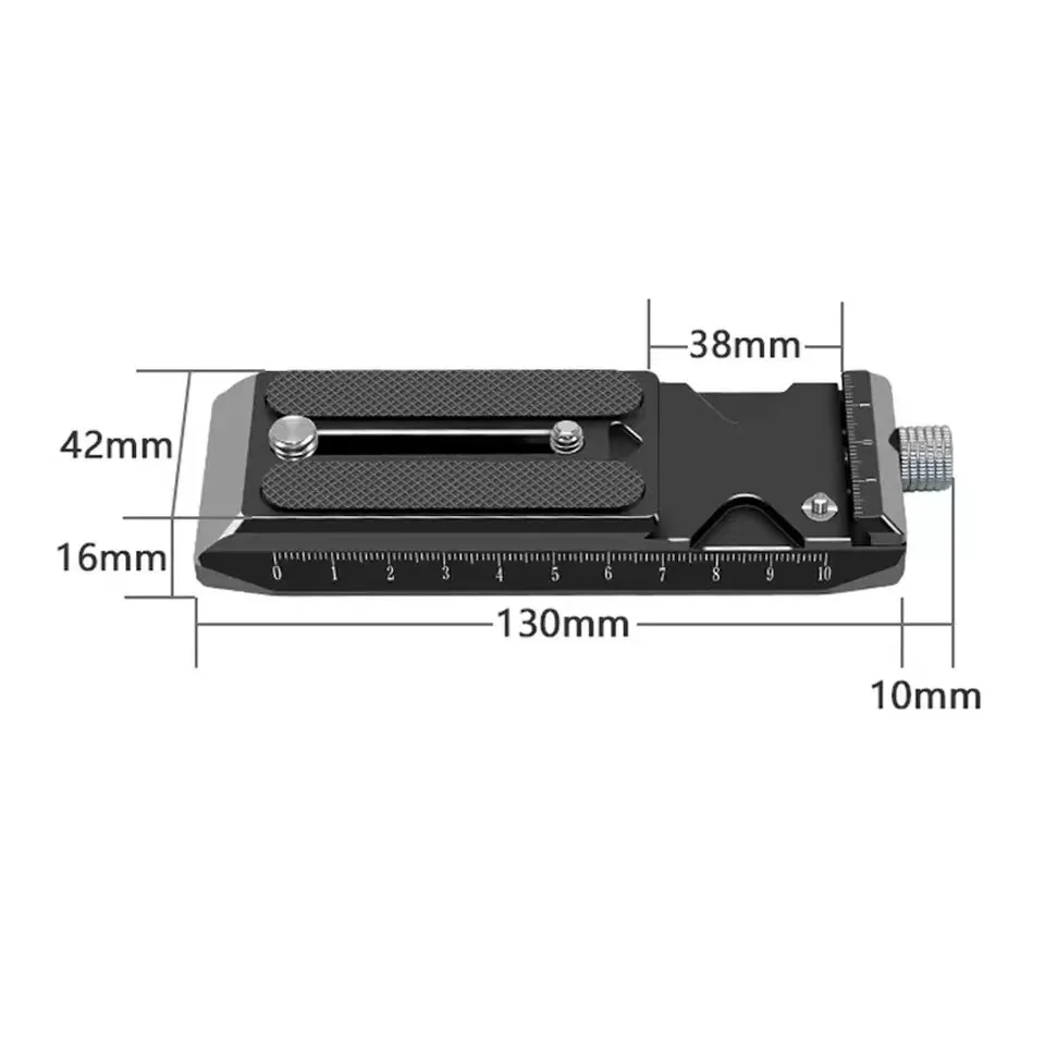 Camera Quick Release Plate Adapter with Arca-Swiss Type for DJI RS2 RSC2 RS 2 RSC 2 Gimbal for Manfrotto Type to Arca Type Clamp