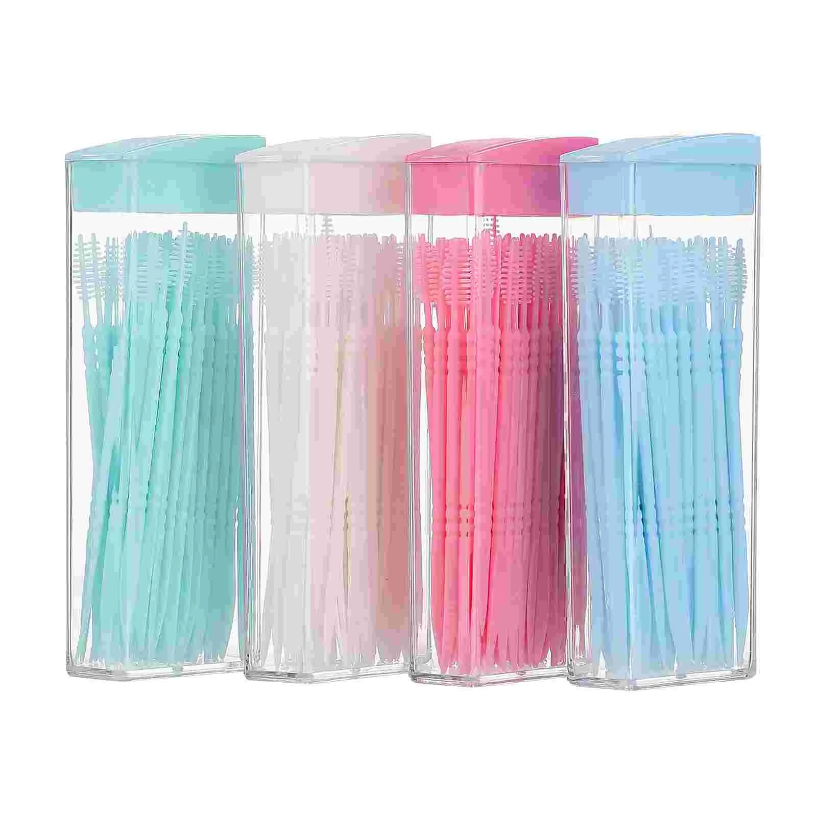 Toothpick Dental Floss Picks Brush Toothpicks Interdental for Teeth Both Ends Stick