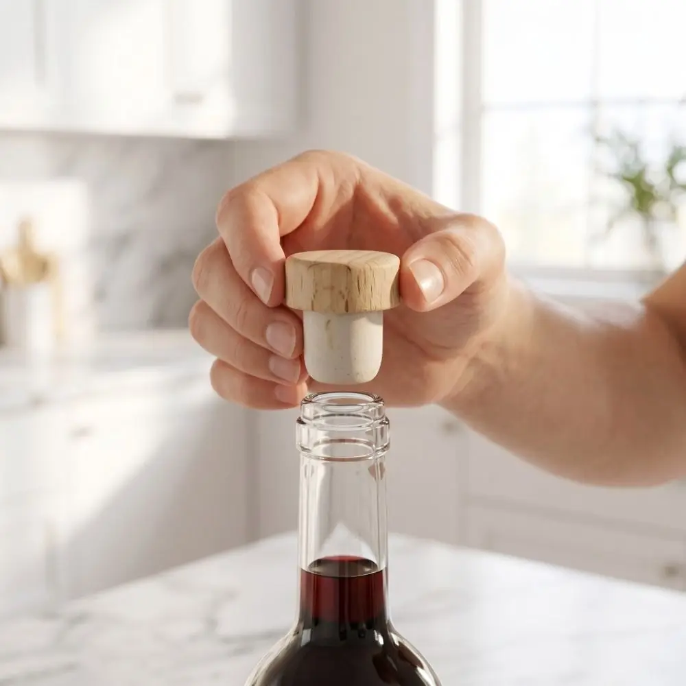 10PCS Vacuum Seal Wine Bottles Stoppers Reusable Fresh Keeping Wine Cork Stopper Leak Proof Bottle Plug Kitchen Use view 5