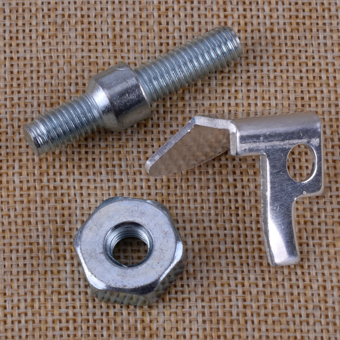 LETAOSK Silver Collar Screw M8 Bar Nut Stud Chain Catcher 0000 953 6605 Fit for STIHL 026 036 038 MS260 MS360