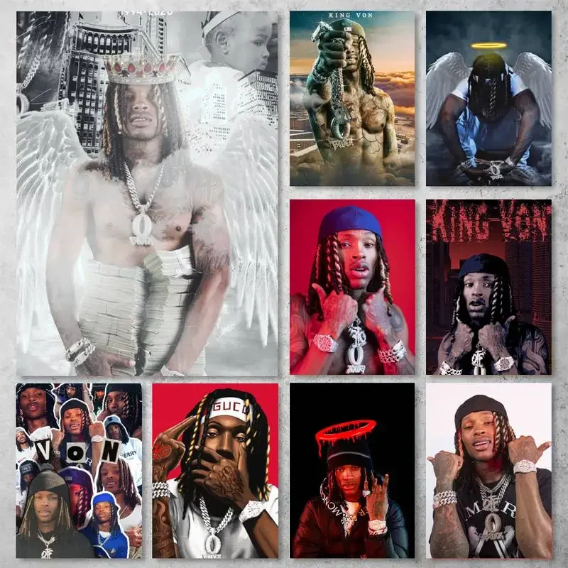 K-King Rapper Von POSTER Poster Prints Wall Pictures Living Room Home Decoration Small