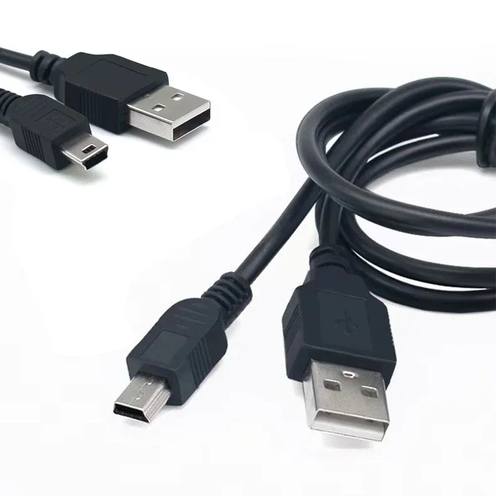 5 Pin T Port Mini USB Fast Data Charger 0.5/0.8M USB 2.0 to Mini USB Cables for MP3 MP4 Camera Mobile Phone HardDisk Computer