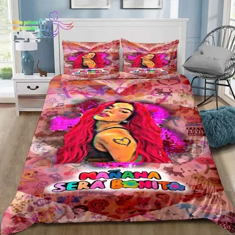Manana Sera Bonito Karol G Bedding Set Single Twin Full Queen King Size Bed Set Adult Kid Bedroom 3D Print