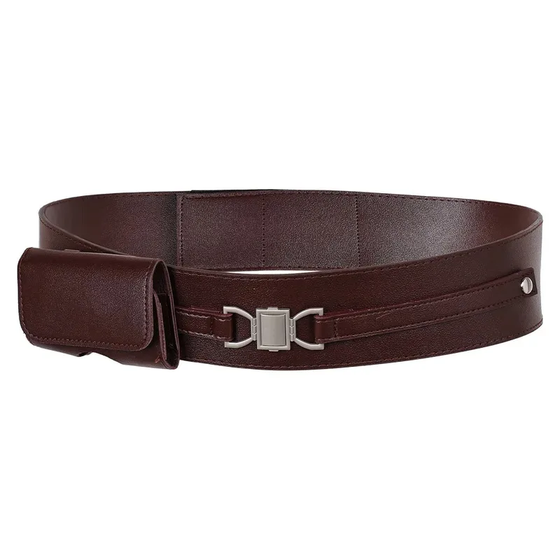 فيلم الفضاء معركة الخيال جيدي تأثيري فارس حزام حزام الرجعية الكبار الرجال النساء أحزمة هالوين كرنفال زي الملحقات