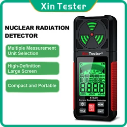 Xin Tester XT629 detektor promieniowanie jądrowe geigera licznik rentgenowski Beta Gamma radioaktywności detektor do jądrowego testera ścieków