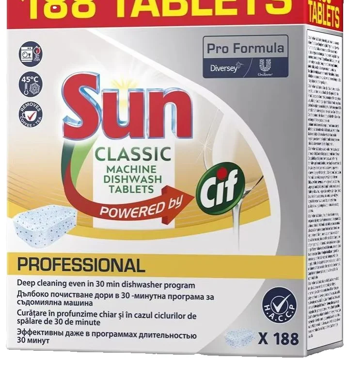 Cif/Sun Classic Tabletes 188 pcs Classic Machine dishwash tablets