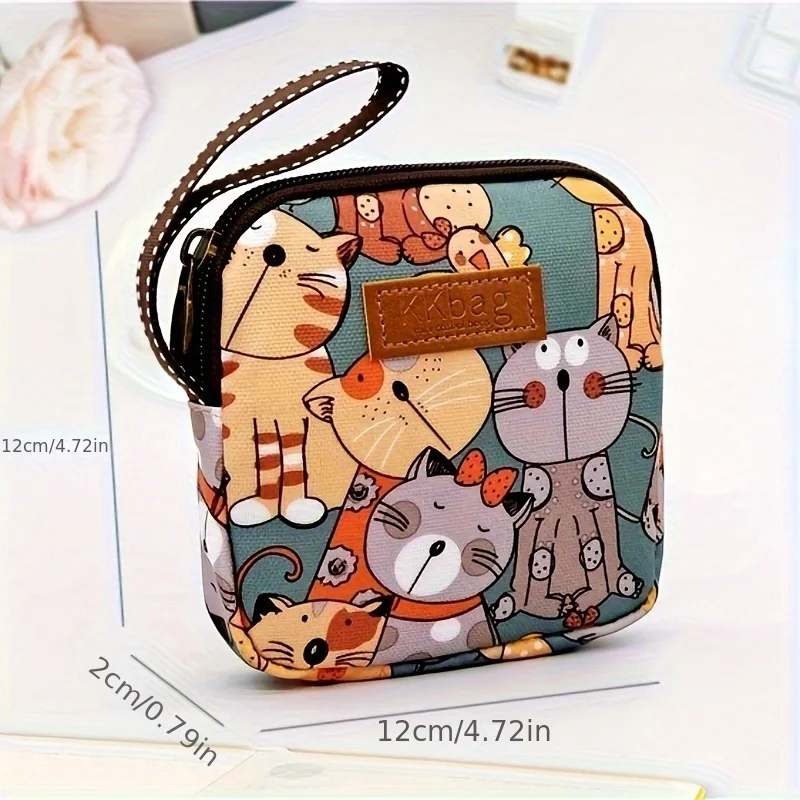Nette Tampon Lagerung Tasche Frauen Mädchen Serviette Sanitär Pad Beutel Kosmetik Tasche Fall Tragbare Geldbörse Mini Reise Veranstalter – Detail 1