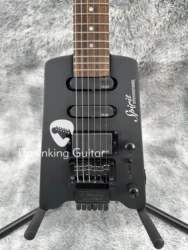 Black Headless Electric Guitar, Rosewood Fingerboard High Quality free shipping