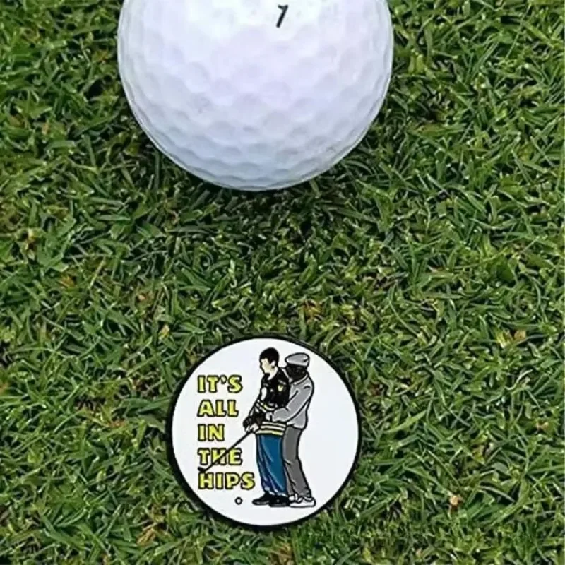

Funny Middle Finger Golf Ball Marker Gift Sports Entertainment Golf Marks