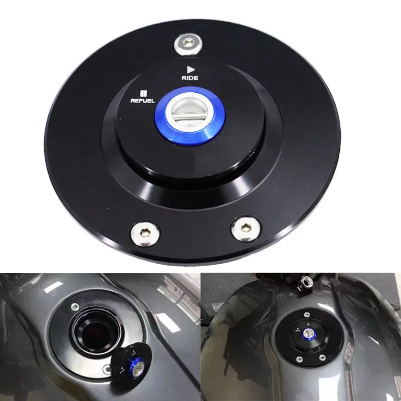 For BMW CNC Aluminum Fuel Tank Cap Motorcycle Accessory Compatible with R9T R NINE T Pure / Racer / Urban G/S R NINE T  Models