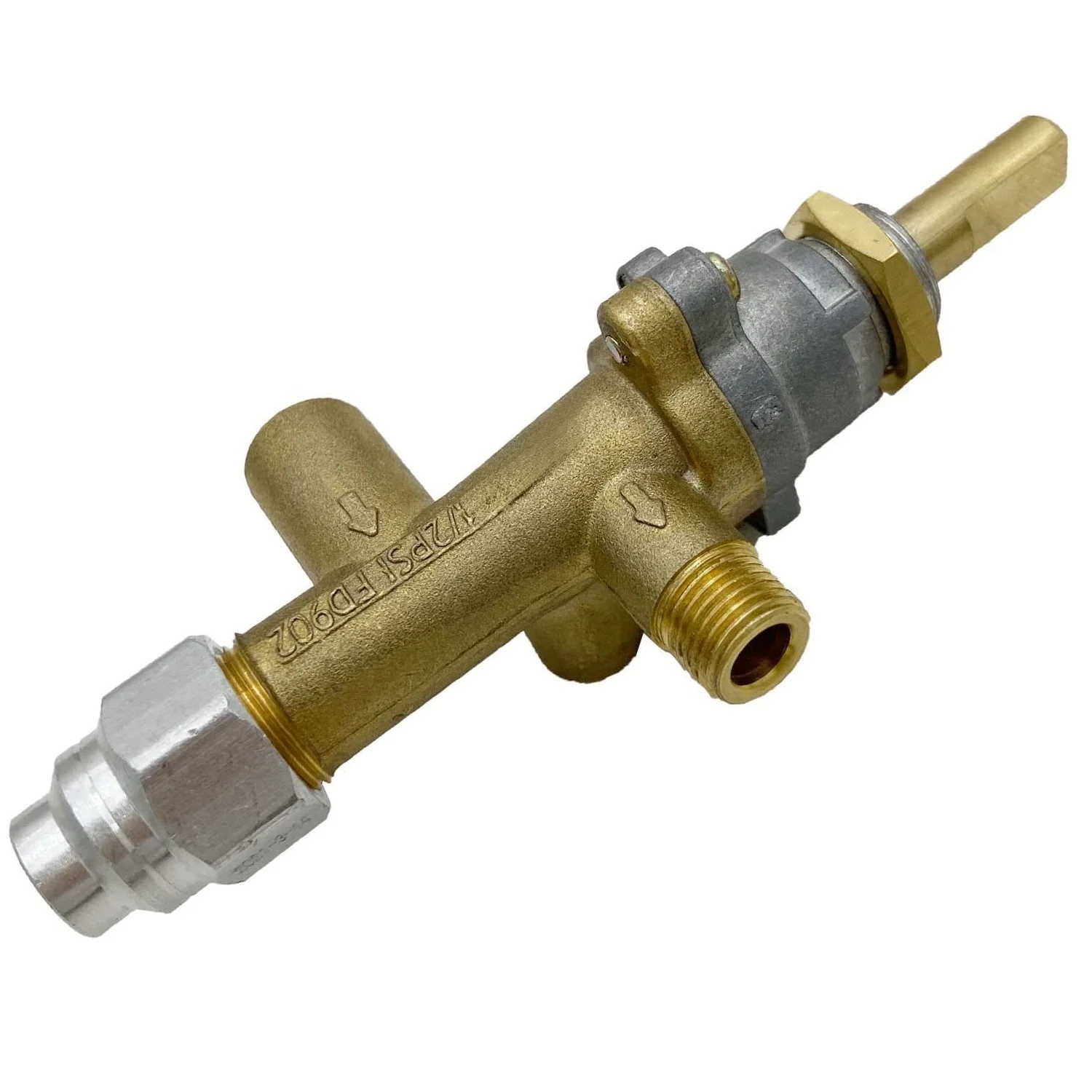 for Flame Failure Device Gas Heater Valve Solid Brass Construction Rust Resistant Alloy Threaded Connection Design